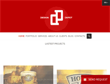 Tablet Screenshot of design-depot.eu